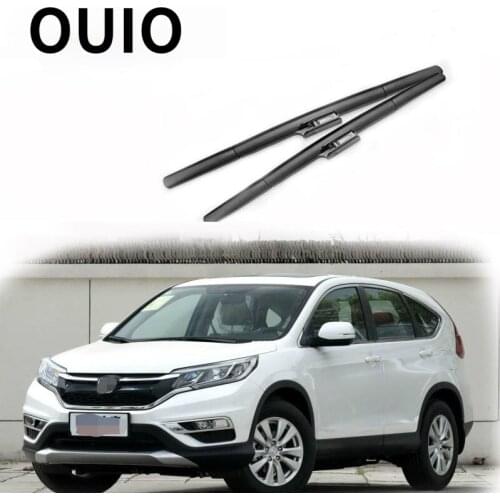 OUIO 1Set Rubber Car Front Wiper Blade Kit Auto For Honda CR-V Mk1 Mk2 Mk3 Mk4 2016-1995 Windscreen Original Wiper Accessories