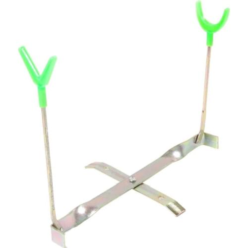 Fishing Rod Pod Stand Holder Rack Bracket Dual Head Foldable Ice Support Stand Fishing Tackle Fishing Pole Pod Bracket Support