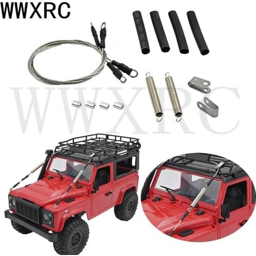 Dual Pull Steel Crossing Wire Spring Ring Rope Drawstring Toy for 1/12 MN 90 90K 91 91K 45 45K RC Car Accessories