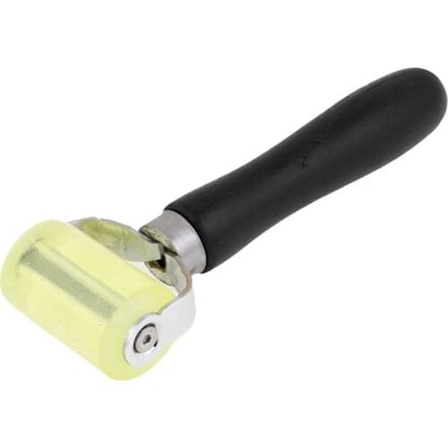 Wooden Handle Auto Sound Deadening Application Rubber Roller Black Clear Green