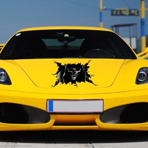 Happy Halloween Wall Floor Sticker Horror Wall Stickers Silent Skull Sticker car Window Home Decoration Decal Decor Party