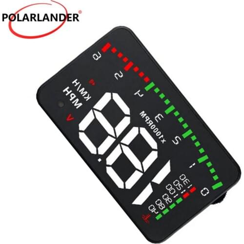 Hot sale Consumption Data Heads Up GPS function HUD Display A900 3.5 Inch Digital speedometer OBD 2 colorful