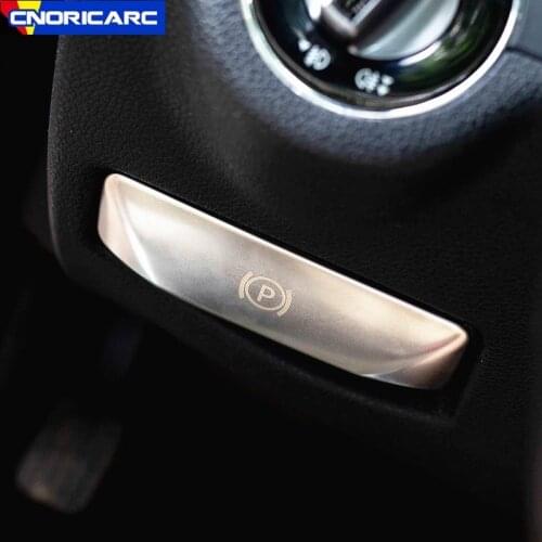 Car Styling Foot Brake Release Switch Trim Sticker Stainless Steel For Mercedes Benz GLK X204 C Class W204 E Class W212