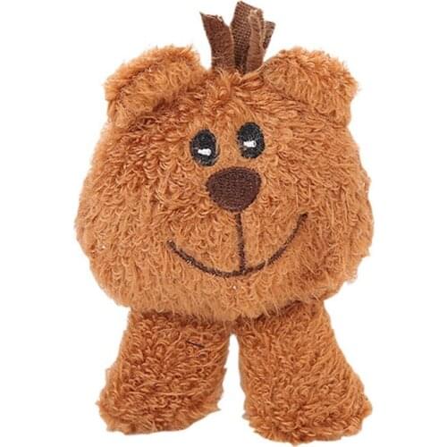 1Pcs Mint Bite Resistant Funny Doll For Cats Kittens Pet Products Pet Catnip Interactive Toy Kittens Small Bear Plush Toy