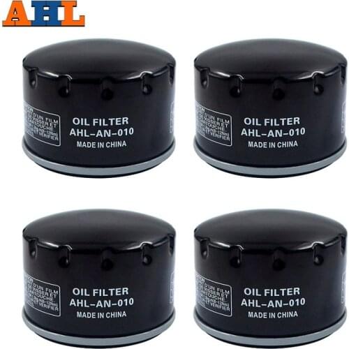 4PCS AHL Oil Filter For BMW F650GS F700GS F800GS F800GT F800ST F850GS K1200 K1300 GT / R / S RS R1200GS R1200R S1000RR S1000R