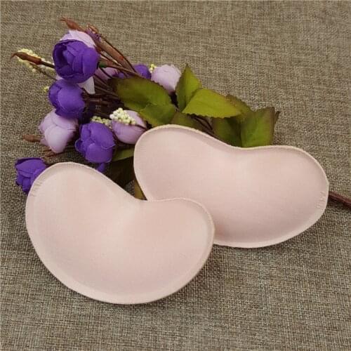 50pairs/lot Women Bra Inserts Pads Breast Enhancer lift breast Push Up Padded bra accessories For Dress Bikini swimsuit