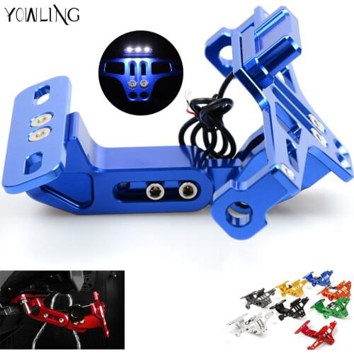 Motorcycle CNC Aluminum License Plate Bracket Licence Plate Holder Frame Number Plate For bmw Suzuki GSXR 1000 GSXR1000 K5