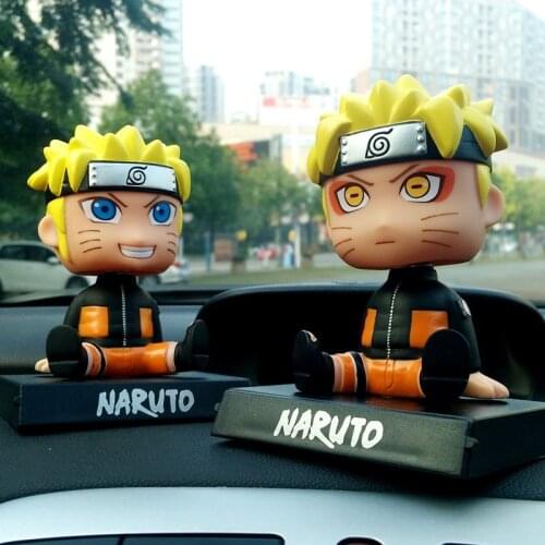 2 Kinds Naruto Uzumaki Car Shaking Head Figure Doll Kawaii Action Figure Anime Naruto Figure Anime Childrens Gifts