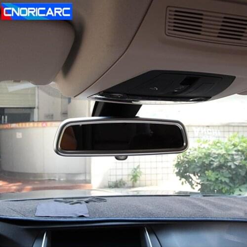 Car Styling Rearview Mirror Decorative Frame Cover Trim For BMW 3/5/7 Series F10 F30 F01 X5 F15 X6 F16 Interior Auto Accessories