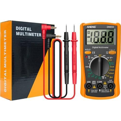 50LB A-neng Dm850 Automotive Multimeter True Rms Smart Voltmeter Pliers Amper Capacimeter Electric Tools Non- Contact Voltage