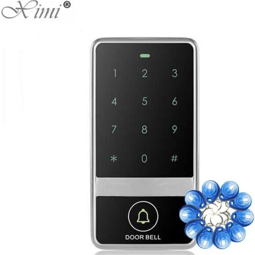 Standalone RFID Card Access Control System Touch Waterproof Keypad Door Access Control Reader EM Card Access Controller