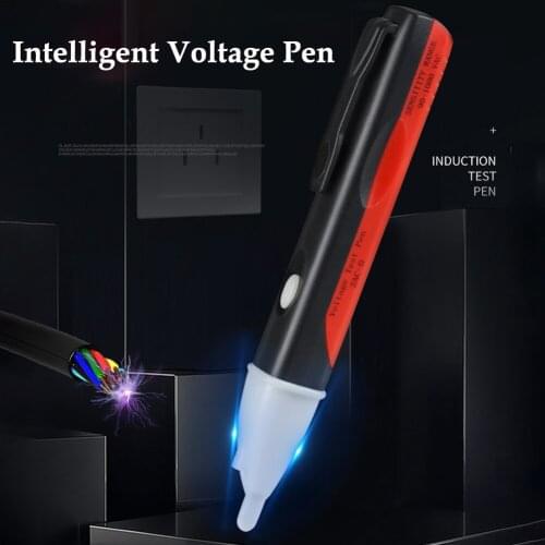 Electric Indicator 90-1000V Non-Contact Socket Wall Intelligent AC Power Outlet Voltage Detector Sensor Tester Pen LED light
