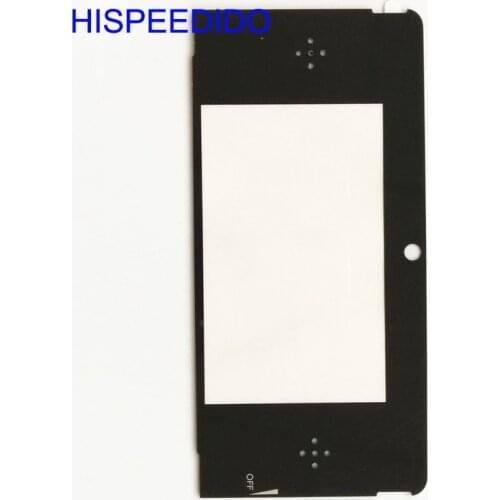 HISPEEDIDO 50pcs/lot New Replacement Plastic Top Front LCD Screen Frame Lens Cover For Nintendo 3DS