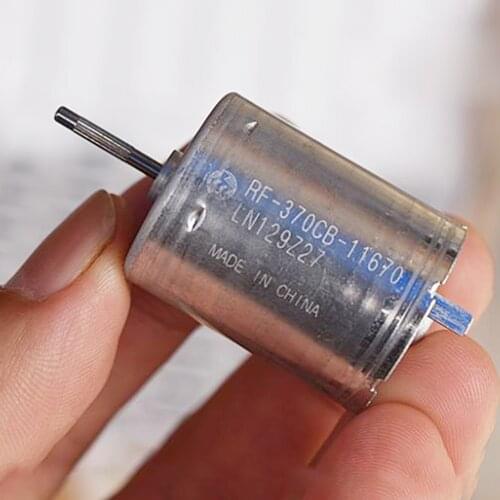 Mabuchi Micro 24mm Round RF-370-11670 DC Motor 12V 18V 24V 6000RPM Slow Speed Mute 370 Engine for Car Parts Car AV Equipment