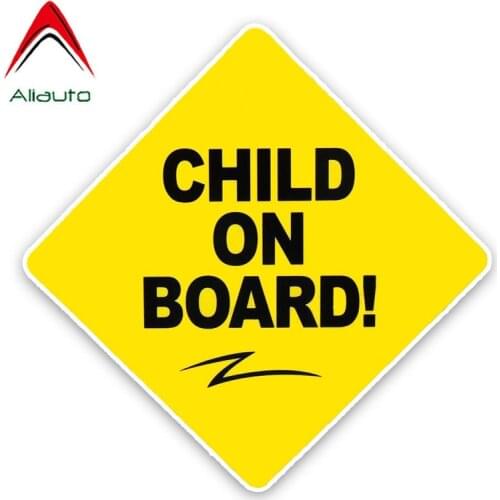 Aliauto Safety Warning Car Sticker Baby on Board Decor Vinyl Decal Cover Scratches for Toyota Hilux Honda Smart Fortwo,15cm*15cm