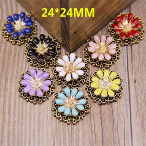 Hot Sale wholesale 20pcs/lot rhinestone button vintage DIY mobile phone hair decoration Accessories YF104