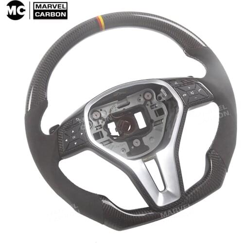 100% Real Carbon Fiber Steering Wheel for C Class, E Class, GLA W204,S204 W212,V212,S212 X156 X253 W246 C117,X117 W218