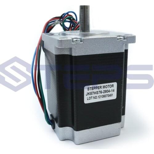 Nema23 3A stepper motor / 76mm 3A 1.8N.M / 2 phase 4-wire hybrid(Shaft Diameter 8mm)