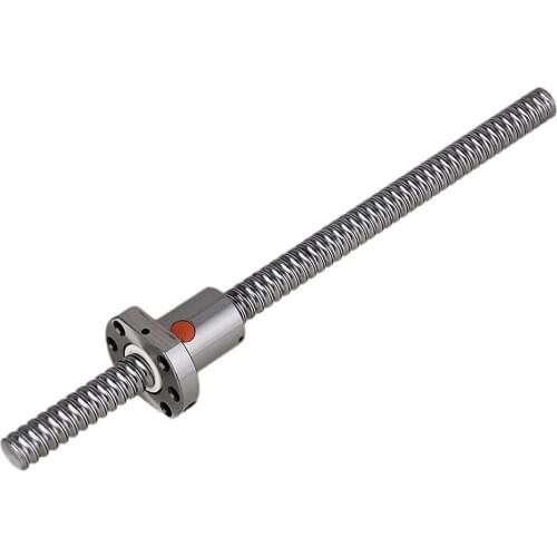Steel SFU1204 &L300mm Reversible Ball Screw with Single Ball Nut