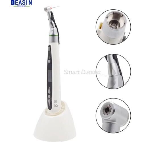 Dental LED Wireless Mini 16:1 Reduction Contra Angle Endo Motor Endodontic Treatment Reduction Contra-angle