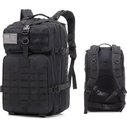 45L Tactical Bag Military Molle Backpack Waterproof Hiking Backpacks Outdoor Large Capacity Travel Backpacks Sport Shoulder Bag