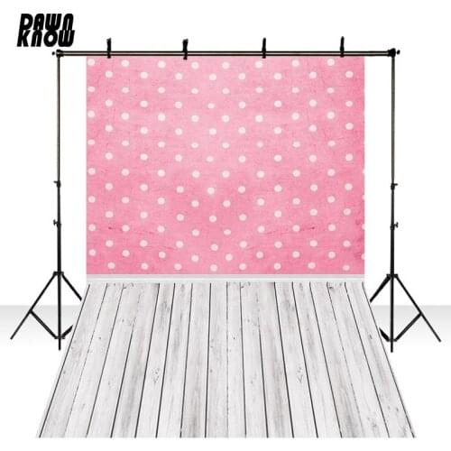 DAWNKNOW Pink Vinyl Photography Background For Newborn Floor Photo Shoot Backdrop For Wedding Photo Studio lv328