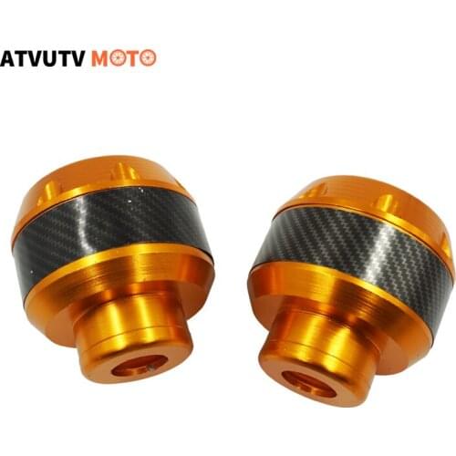 1 Pair Universal Motorcycle CNC Front Rear Falling Wheel Protectors Ball Fork Slider Anti Crash For Yamaha Honda Scooter Moped