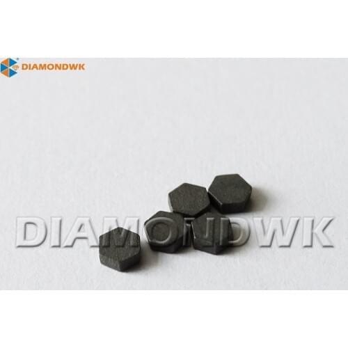 15um hexagon diamond die blanks for wire drawing WK1510H