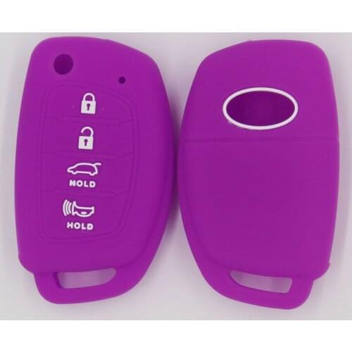 2PC Silicone Car Key Cover Case For Kia Ceed RIO4 K2 K5 Sportage Sorento For Hyundai Solaris i20 i30 i35 iX20 iX35 Solaris Verna