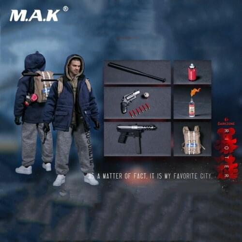 For Collection 1:6 Scale Full Set THE DARKZONE RIOTER VM-022 Action Figure Model Toys for Fand Holiday Gifts