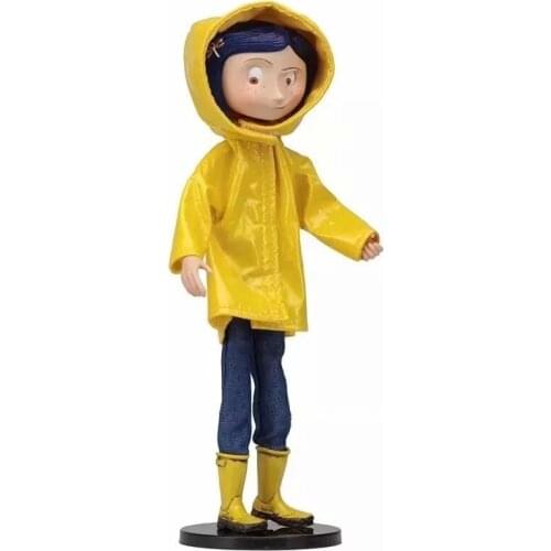 Coraline The Secret Door Coraline y la Puerta Secreta Raincoat Take Off Action figure Toys Doll Christmas Gift