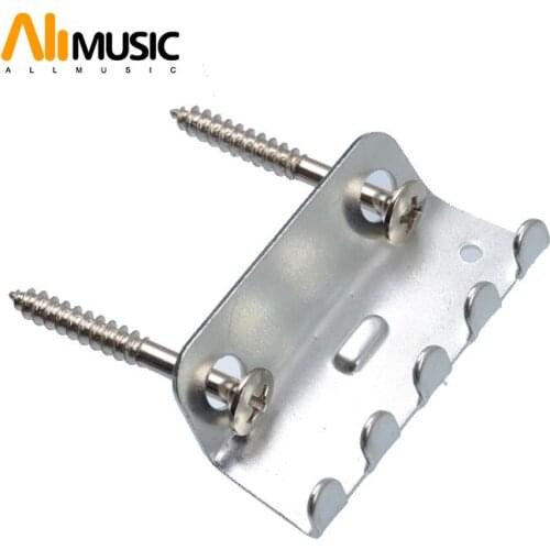 Chrome Electric Guitar Tremolo bridge Body Mount Claw for Double System Tremolo bridge