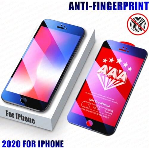 Full Cover Curved Protective Glass on For iPhone 8 SE 6s 7 Plus 11 Pro Max Screen Protector Tempered glass on iPhone X Xr Xs Max