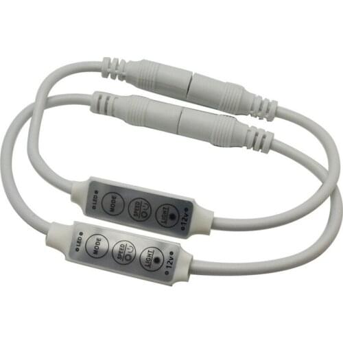 Mini Dimmer Controller Switch 3Key DC12V 6A 72W DC White For 5050 3528 5630 5730 single Color Led Strip lamps Light