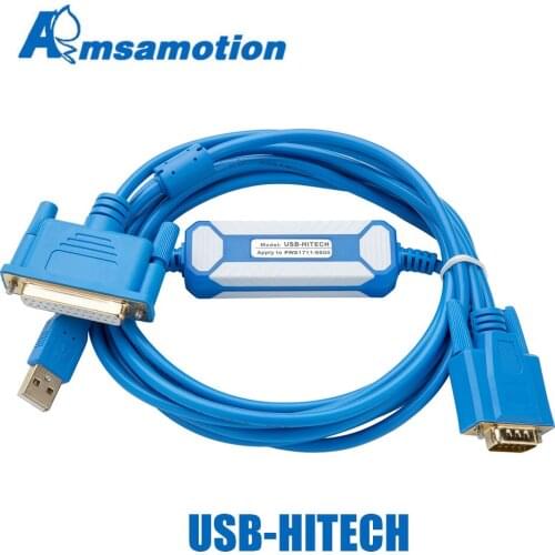 Amsamotion Upgraded Cable USB-HITECH Programming Cable Suitable Hitech PWS1711 6600 5610 6500 Touch Screen USB-1711/6600