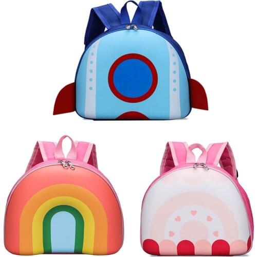 Fashion Children Kindergarten 3D Cute Cartoon Printing Backpack Casual Small Shoulder Crossbody Messenger School Bag Rucksack