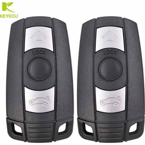 KEYECU Pair New Remote Car Key Fob 315LP ID7944 Chip CAS3 System for BMW CAS3 E60.E61.E90.E92.E93.E70.71.72 With logo