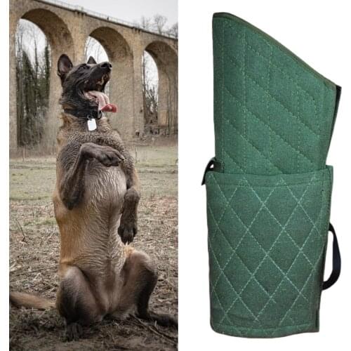 Pet Dog Bite Sleeves Arm Protection Sleeve Bite Tug Bite for Adult German Training Pet Supplies