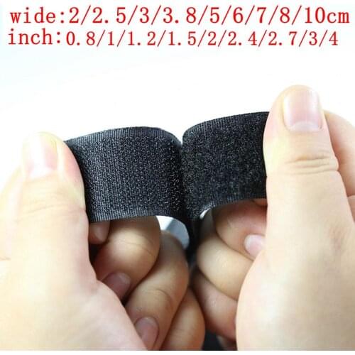 Sew on Hook and Loop Style Strips Fabric Fastener Non-Adhesive Interlocking Tape Hook fastener tape No Glue 5 Yard