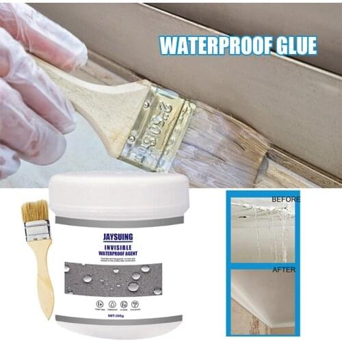 30/100/300g Transparent Waterproof Agent Toilet Anti-Leak Glue Strong Bonding Adhesive Sealant Invisible Glue Bathroom