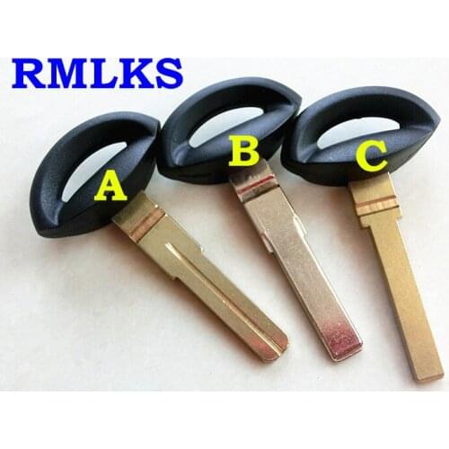 RMLKS FOR SAAB 93 95 9-3 9-5 4 BUTTON CAR REMOTE EMERGENCY KEY BLADE