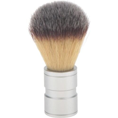 Extra Density Nylon Hair Shaving Brush Alloy Handle Shave Tool for Men
