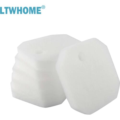 LTWHOME Replacement White Fine Filter Pads Fit for Eheim 2616225 Professional 2222/2324 and Experience 150/250/250T