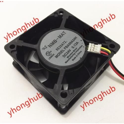 Panaflo FBA06A24H DC 24V 0.13A 60x60x25mm Server Cooling Fan