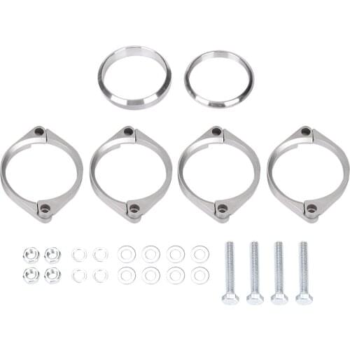 Rusted Exhaust Flange Muffler Back Box Repair Clamp Brackets for BMW E46 M3