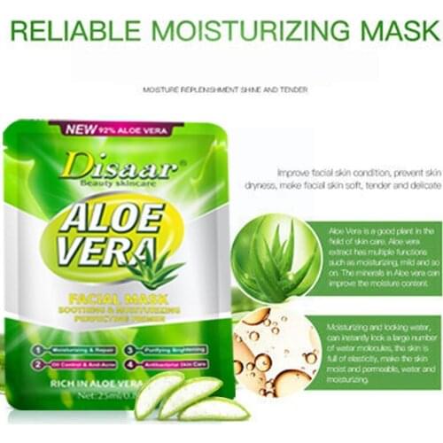 10 Aloe Tender Moisturizing Mask Remove Acne Replenishment Oil Depth Essence Control Mask Aloe Vera Anti-aging White K5F5