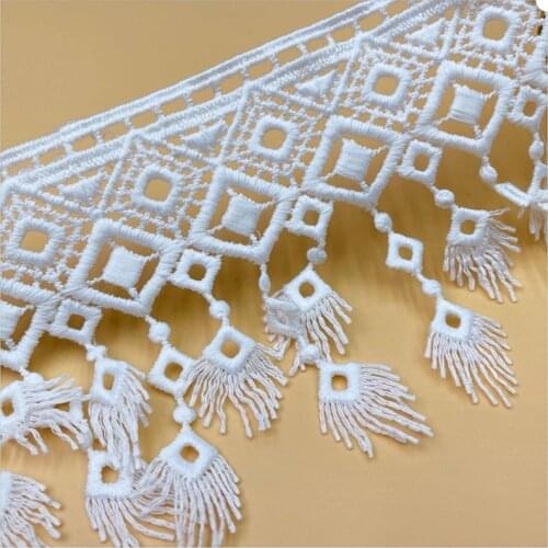 5yards 9cm Embroidery lace trim patchwork Handmade DIY Garment needlework sewing accessories fabric Clothing Decoration 763