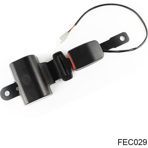 2-point ALR Safety Seatbelt Automatic Locking Retractor Safety Belt With Alarm Power Seat Belt Switch FEC029