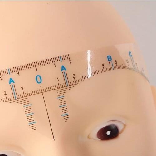 20Pcs Eyebrow Ruler Micro Blading Permanent Makeup 3D Eyebrow Designer Tools Disposable Eyebrow Micro Blade Makeup Accessories