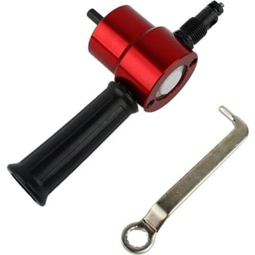 2021 New Tool Parts Professional Nibble Metal Cutting Double Head Metal Sheet Cutter Saw Cutter Drill Attachment